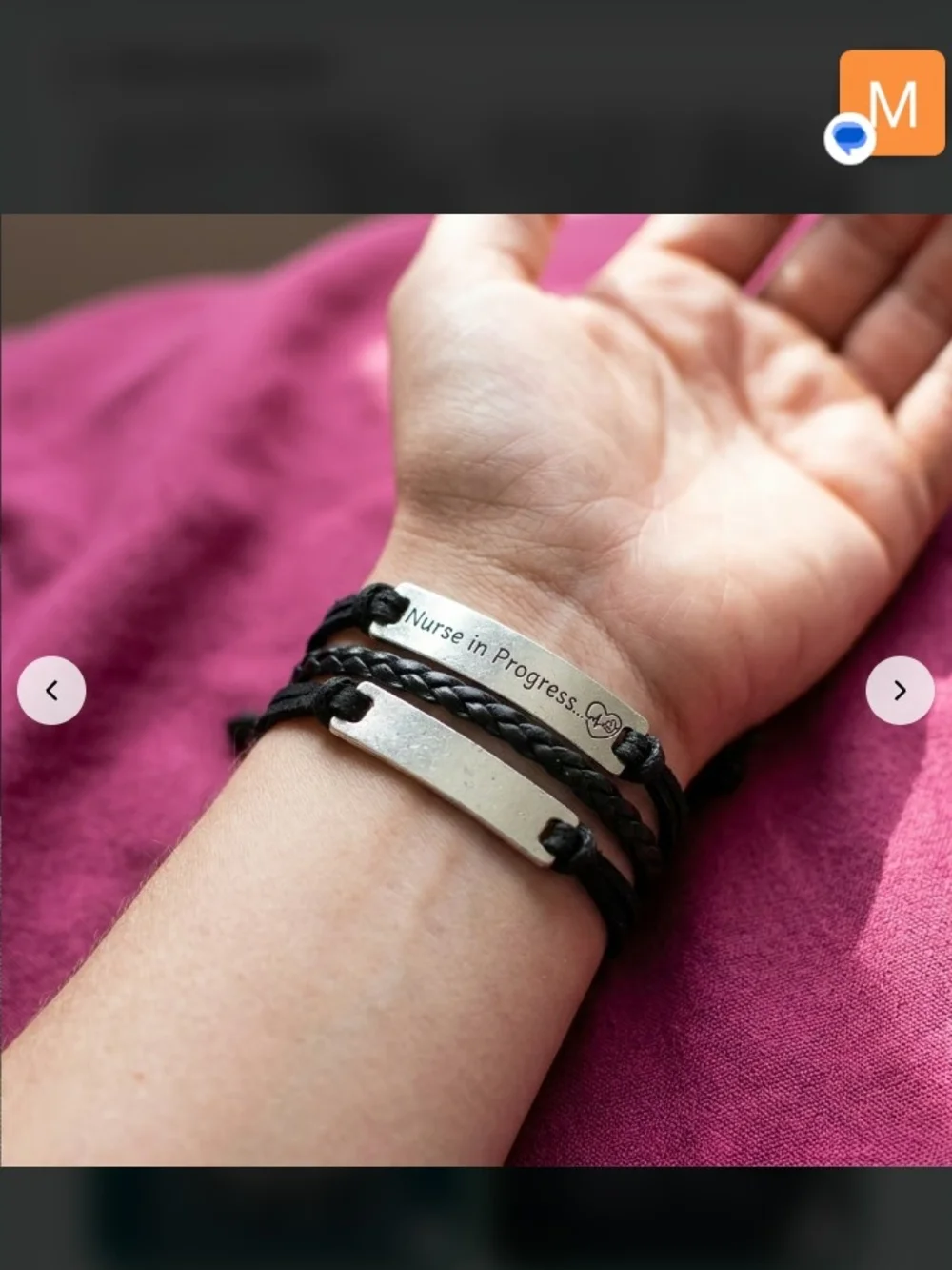 3 Pack Kigeli Nurse In Progress Appreciation Bracelets
